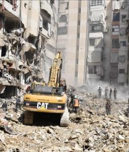 قصفُ لمجمعات سكنية في الضاحية الجنوبية لبيروت (أرشيفية)