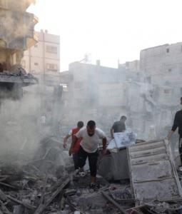 غارة جوية إسرائيلية على قطاع غزة