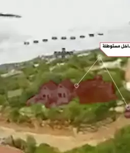 مسيرة لحزب الله فوق مستوطنة شوميرا