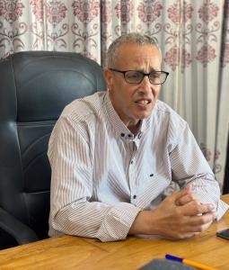 رئيس قسم الأورام والدم في مجمع ناصر الطبي د. صالح شيخ العيد