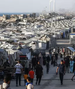 خيام النازحين في غزة - (صورة أرشيفية)