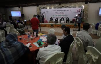 جانب من المؤتمر - عدسة صحيفة فلسطين