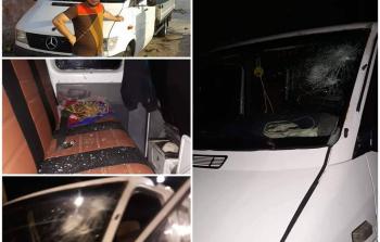 المستوطنون هاجموا سيارات المواطنين