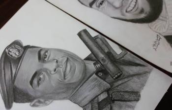 إحدى إنجازات الفنانة سجى المدهون 