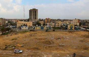 صورة الموقع الحالي للكراج المركزي للسيارت بخان يونس 