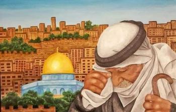 إحدى مجسمات الشاب محمد النجار 