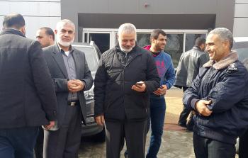 هنية  في معبر رفح - الأناضول