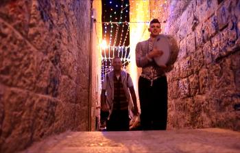 أطفال مسحراتية في الخليل