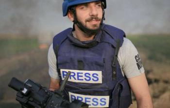 الصحفي عبد الرحمن الكحلوت أصيب برصاص الاحتلال شرق غزة