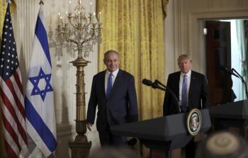 لقاء جمع نتنياهو بترامب (يمين) وبحثا خلاله عدة قضايا منها نقل سفارة واشنطن للقدس (أرشيف)