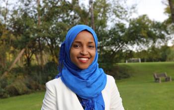  إلهام عمر تعرضت للاعتداء بسبب ارتدائها للحجاب (أرشيف)