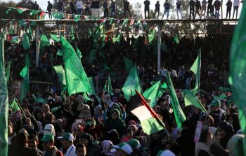 مهرجان حماس في ذكرى انطلاقتها الـ 29 في خان يونس - تصوير / ياسر فتحي