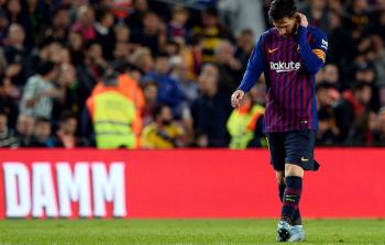 ميسى شارك في المباراة بعد إصابته الأخيرة