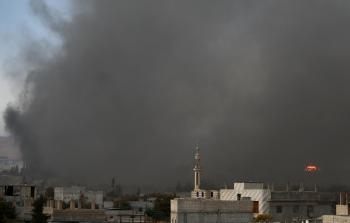 قصف في سوريا (أ ف ب )