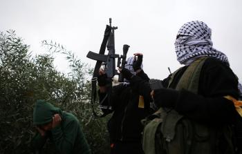 صورة أرشيفية للتوتر الأمني في مخيم بلاطة 