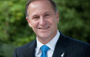 صورة أرشيفية لرئيس وزراء نيوزيلندا جون كي 