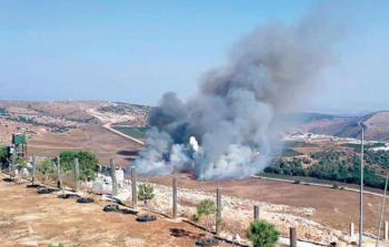 صورة للحظة استهداف الآلية