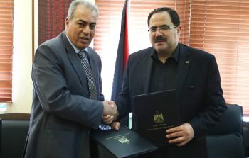 رئيس جامعة الأزهر عبد الخالق الفرا