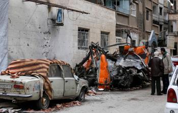 قصف في سوريا (أ ف ب )