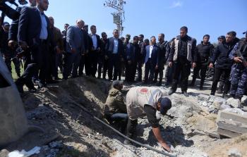 صورة لمكان الانفجار - تصوير / ياسر فتحي