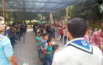 جانب من المخيم