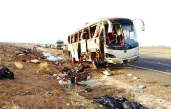 هرعت طواقم الانقاذ السعودية إلى مكان الحادث