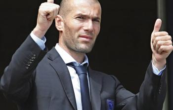 صورة أرشيفية لمدرب ريال مدريد زين الدين زيدان
