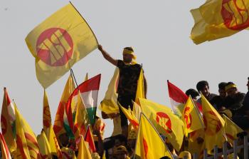 جانب من  الاحتجاجات في البصرة (أ ف ب)