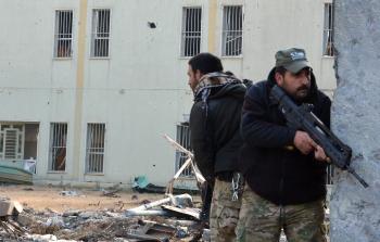 جانب من القوات العراقية المشاركة في المعركة ضد 