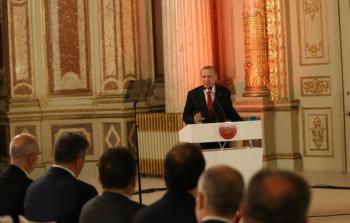 أردوغان خلال مؤتمر صحفي