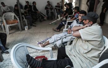 مصابون خلال 