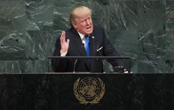 الرئيس الأمريكي دونالد ترامب