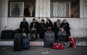 جانب من العمل على معبر رفح (الأناضول)