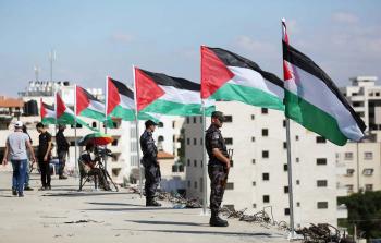 انتشار لعناصر الأمن الفلسطينية لتأمين مهرجان المصالحة المجتمعية في غزة 