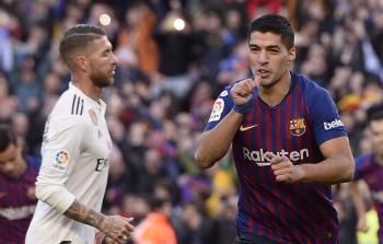 سواريز حقق 3 أهداف 