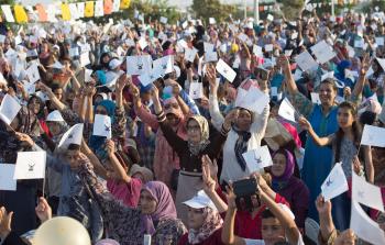 صورة أرشيفية لاحتجاجات ضد الرسوم الدنماركية المسيئة للرسول 