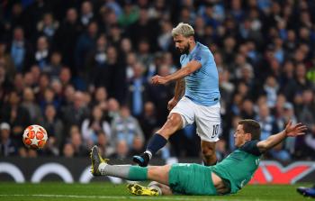 جانب من المباراة