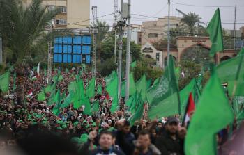 أبو ظريفة تحدث خلال مهرجان انطلاقة حماس