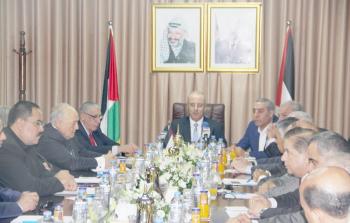 جانب من اجتماع الحكومة بغزة (أرشيف)