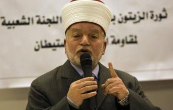  خطيب المسجد الأقصى الشيخ محمد حسين (صورة أرشيفية)