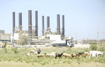 محطة توليد كهرباء غزة (أ ف ب)