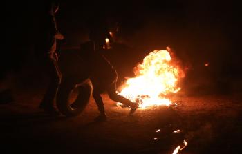 فعاليات الإرباك الليلي الليلة شرقي مدينة غزة