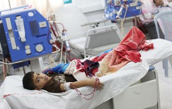 أحد المرضى في مستشفى الشفاء بغزة (أرشيف)