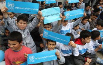 مخيم للاجئين في لبنان (أ ف ب)