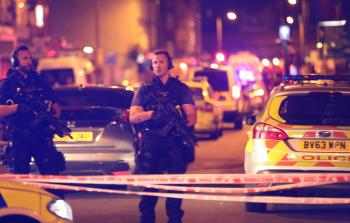 جانب من مكان هجوم لندن (الأناضول) 