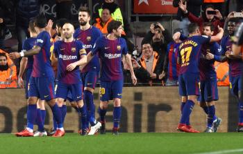  يرتفع رصيد برشلونة إلى النقطة 50 في المركز الأول