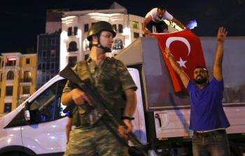 صورة أرشيفية لمحاولة الانقلاب بتركيا 