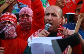 عضو اللجنة المركزية في الجبهة الشعبية لتحرير فلسطين حسين منصور (أرشيف)