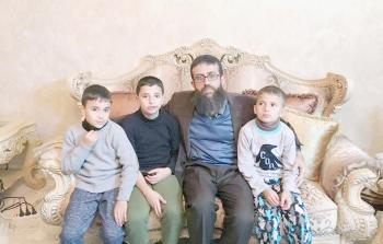 خضر عدنان برفقة أبناء سهى جبارة