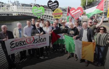 مظاهرة داعمة لمقاطعة الاحتلال الإسرائيلي (أرشيف)